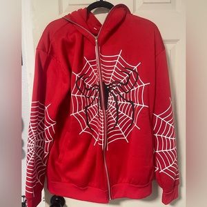 spider-man zipper sweater